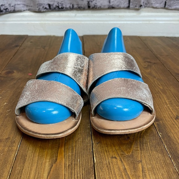 Naughty monkey size 7.5 spirited sandals metallic rose gold - Picture 3 of 10